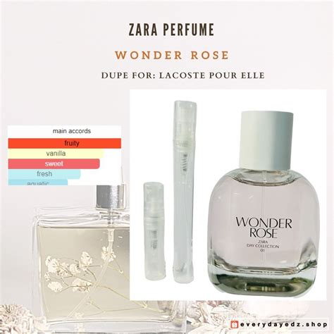 wonder rose zara perfume dupe|dupe for zara memorable aura.